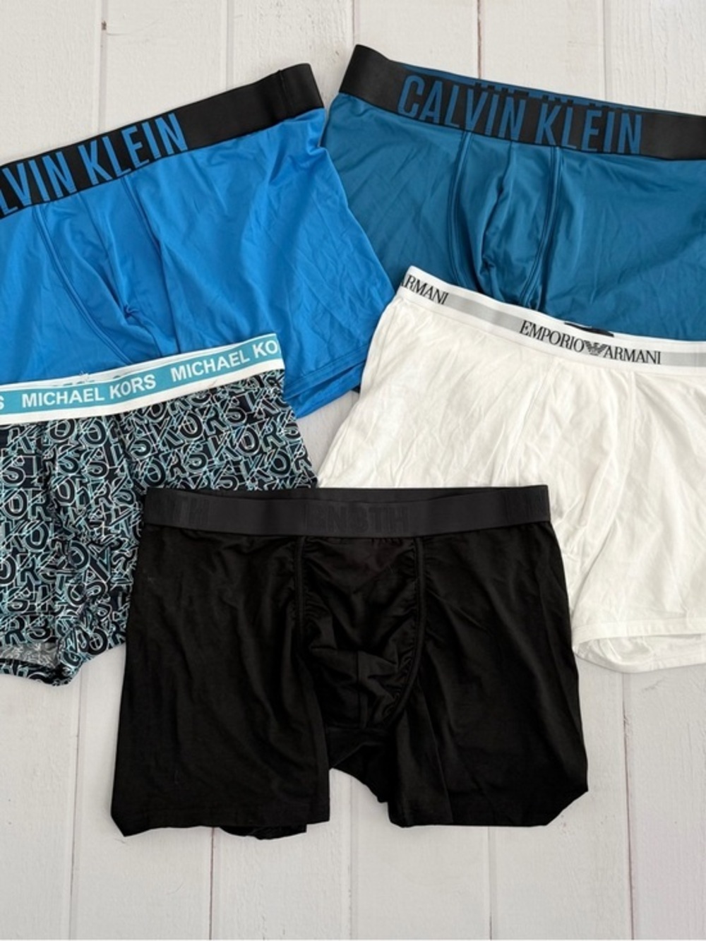 Men’s Boxer Briefs Calvin Klein Michael Kors BN3TH Emporio Armani Lot XL | L